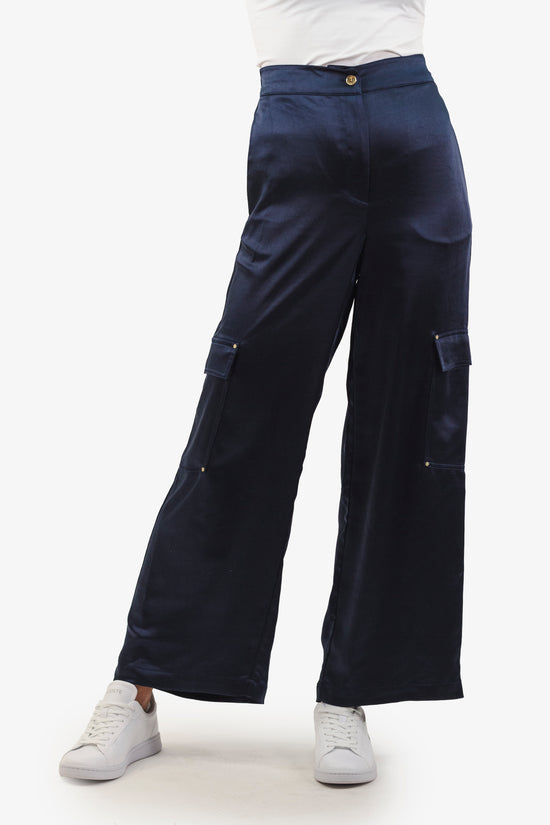 Pantalon Michael Kors de couleur Marine