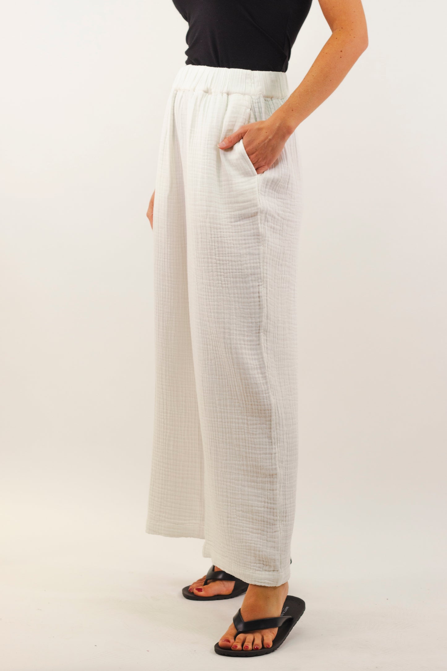 Pantalon Billabong de couleur Blanc