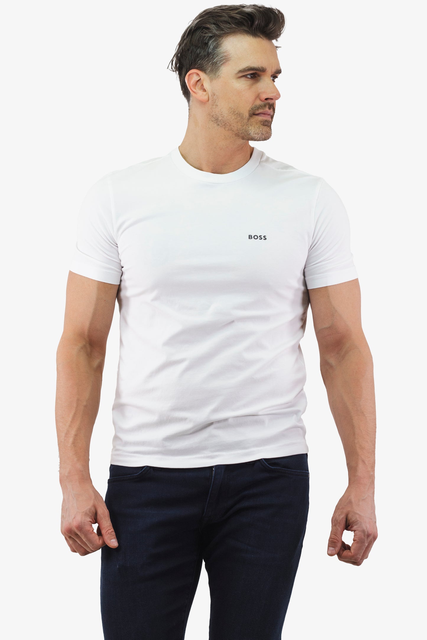 T-Shirt Tegood Hugo Boss de couleur Blanc