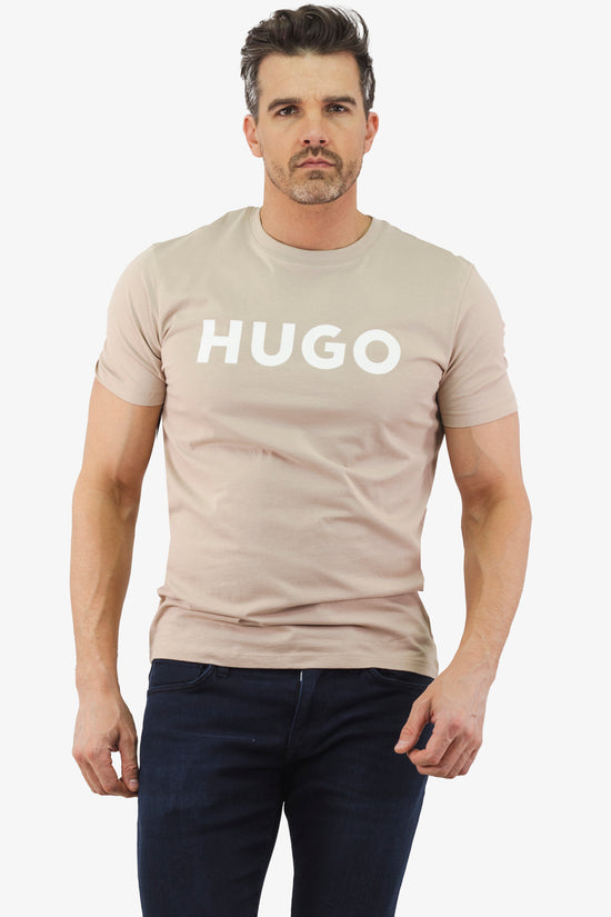 T-Shirt Dulivio Hugo Boss de couleur Beige