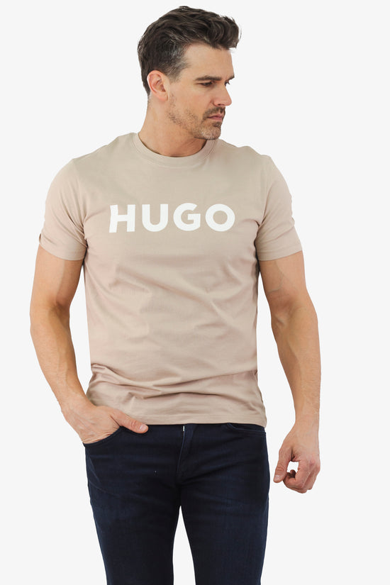 T-Shirt Dulivio Hugo Boss de couleur Beige