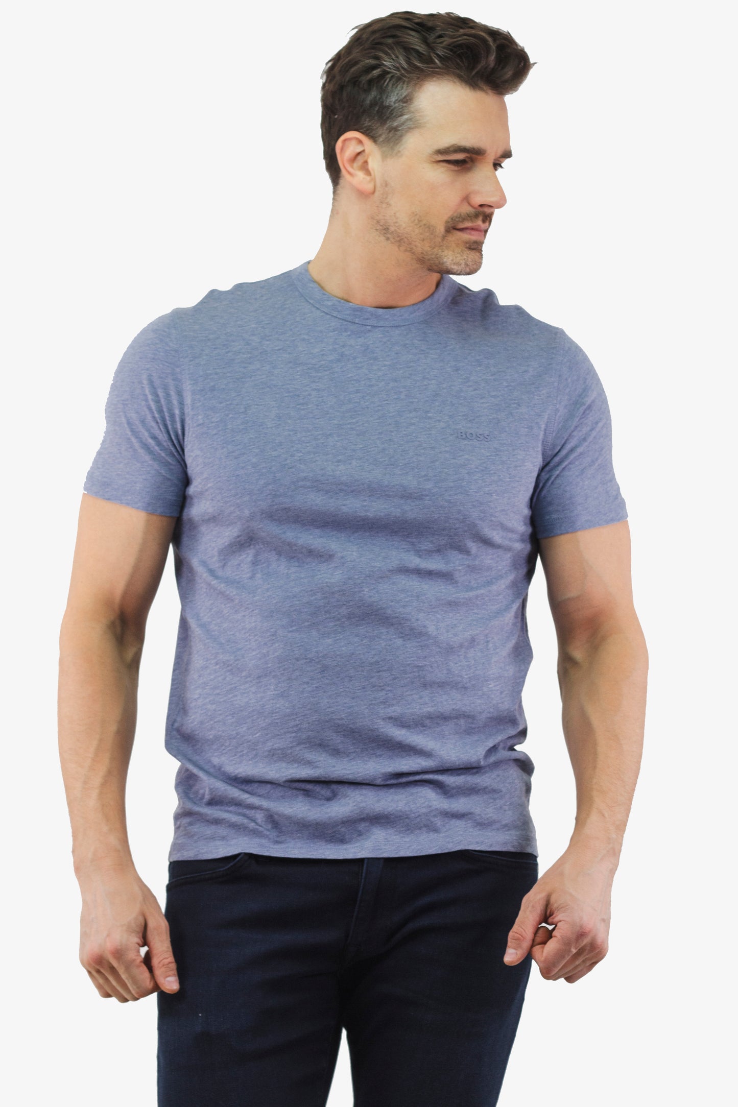 T-Shirt Tegood Hugo Boss de couleur Bleu