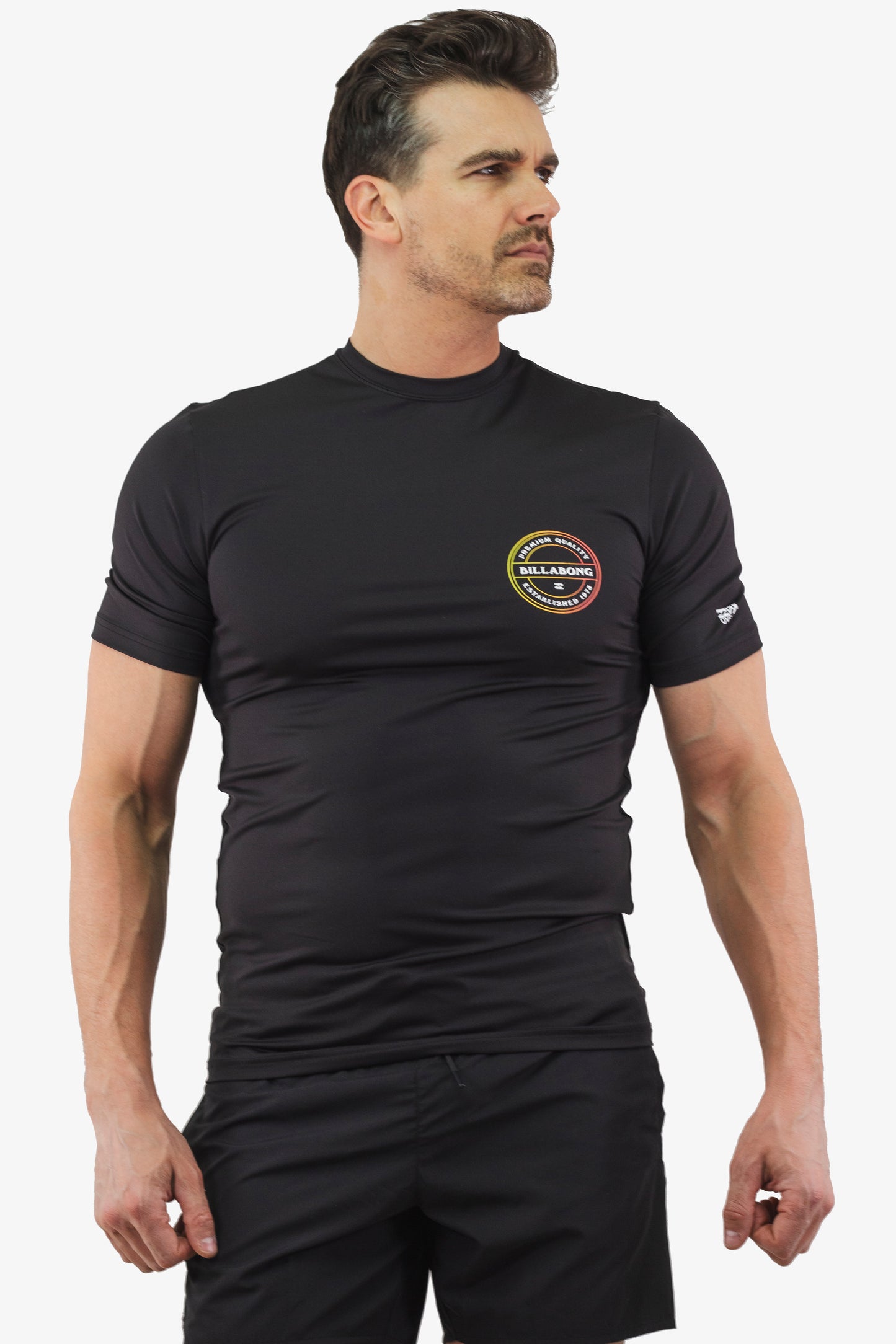 T-Shirt Billabong de couleur Noir