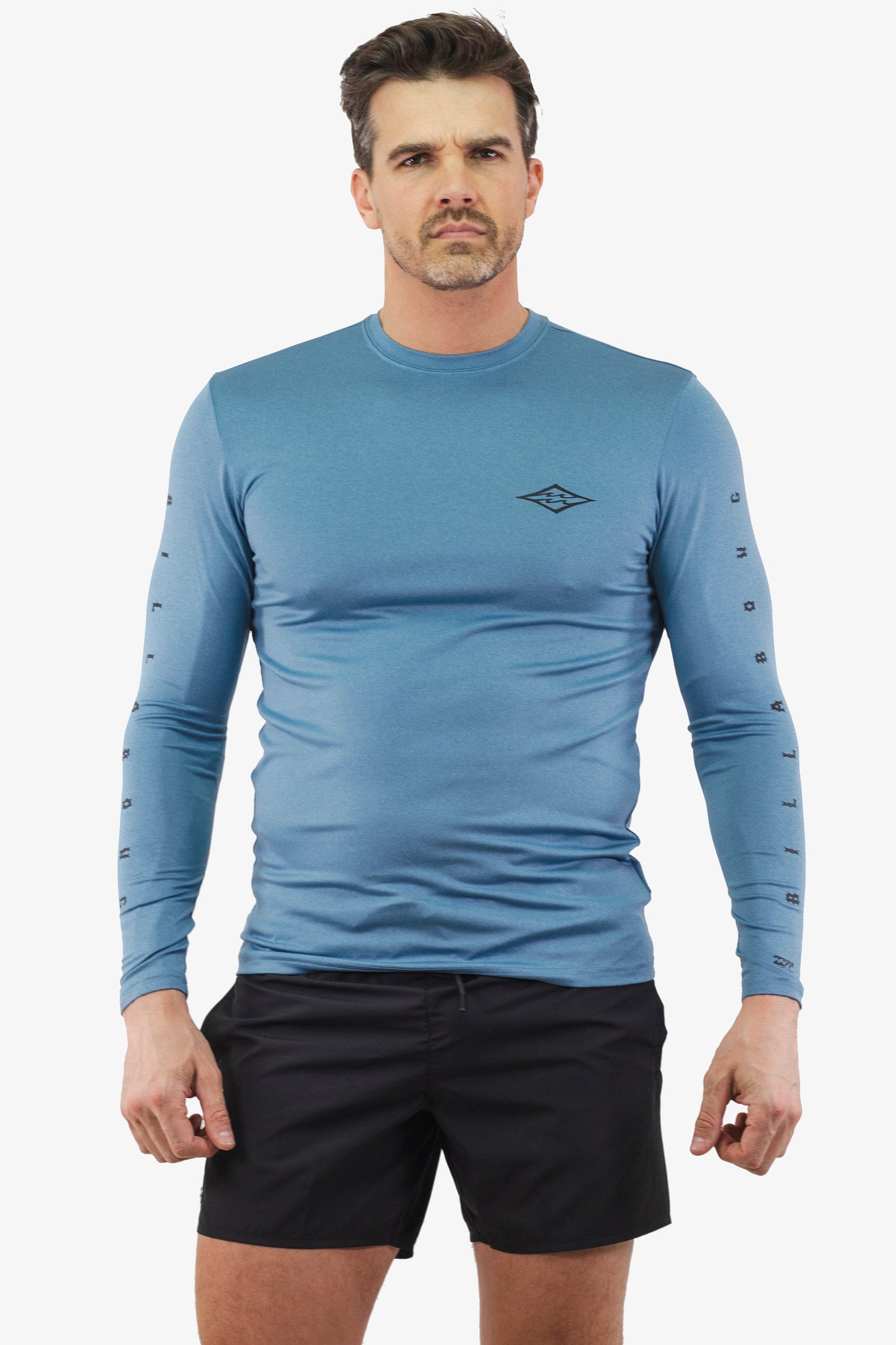 T-Shirt Manches Longues Billabong de couleur Bleu