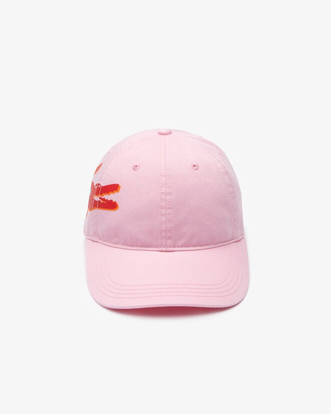 Casquette Silouette Lacoste de couleur Rose