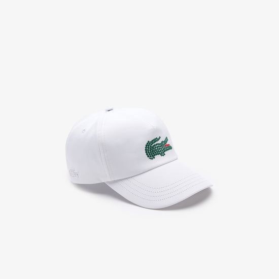 Casquette Lacoste de couleur Blanc
