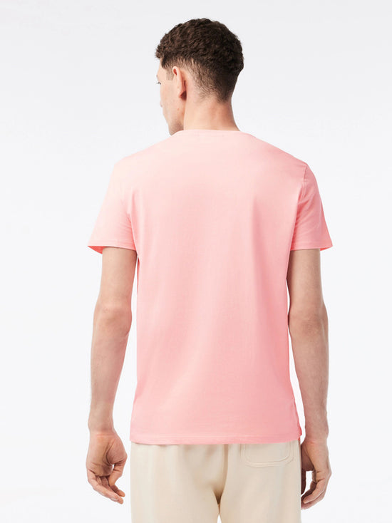 T-Shirt Lacoste de couleur Rose