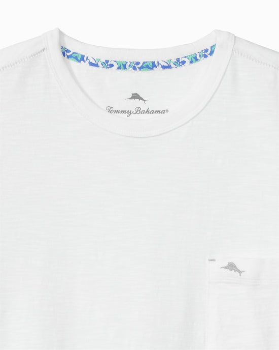 T-Shirt Tommy Bahamas de couleur Blanc