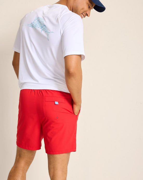 Maillot Tommy Bahamas de couleur Rouge