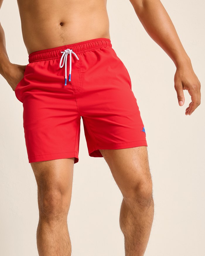 Maillot Tommy Bahamas de couleur Rouge