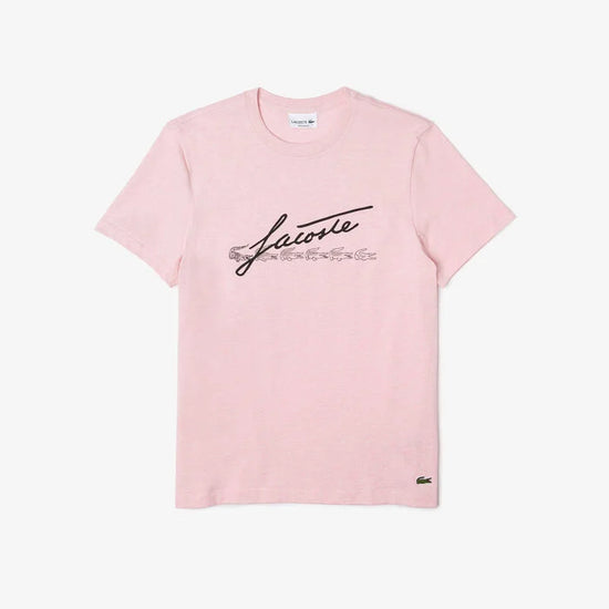 T-Shirt Lacoste de couleur Rose