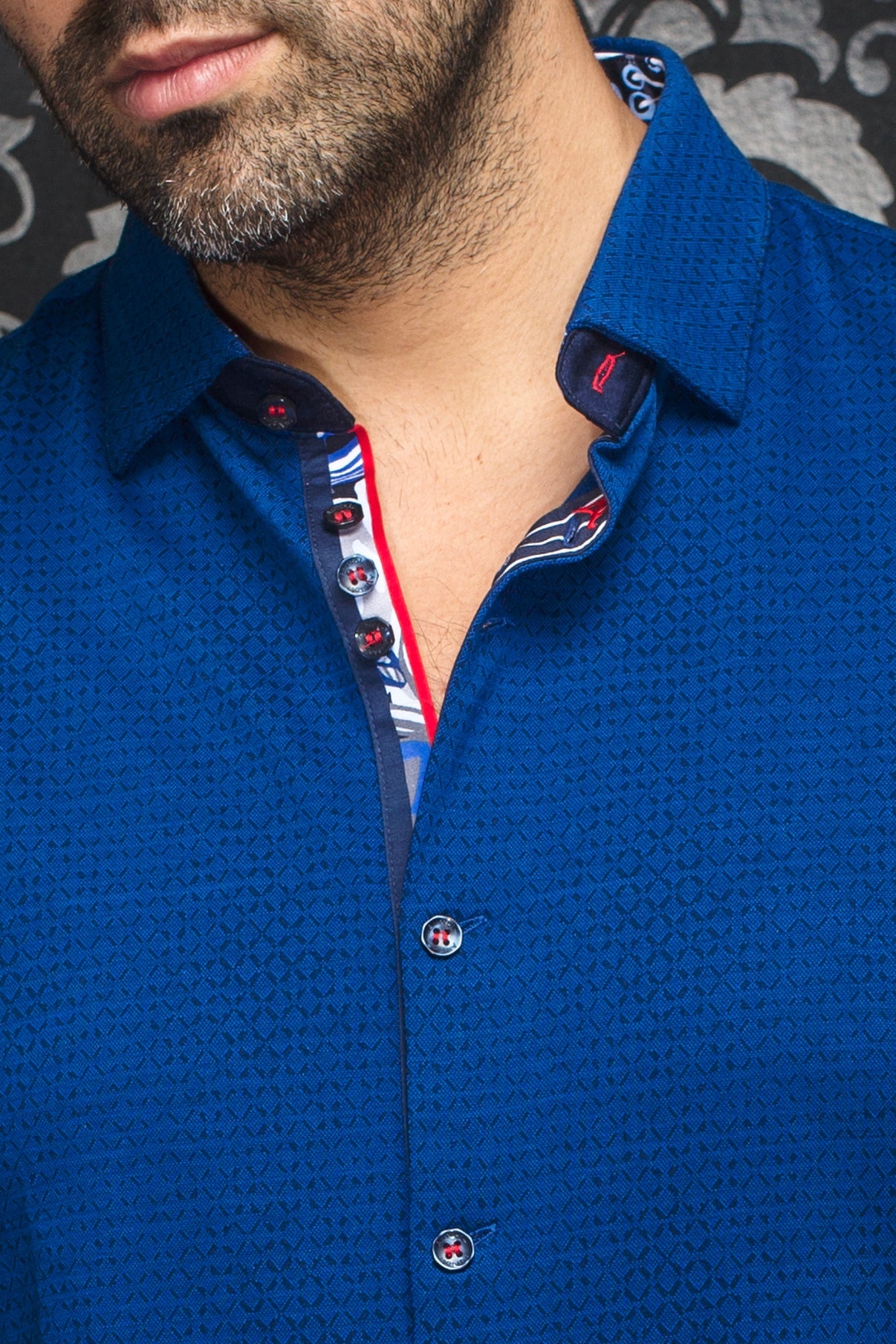 Chemise Au Noir de couleur Indigo