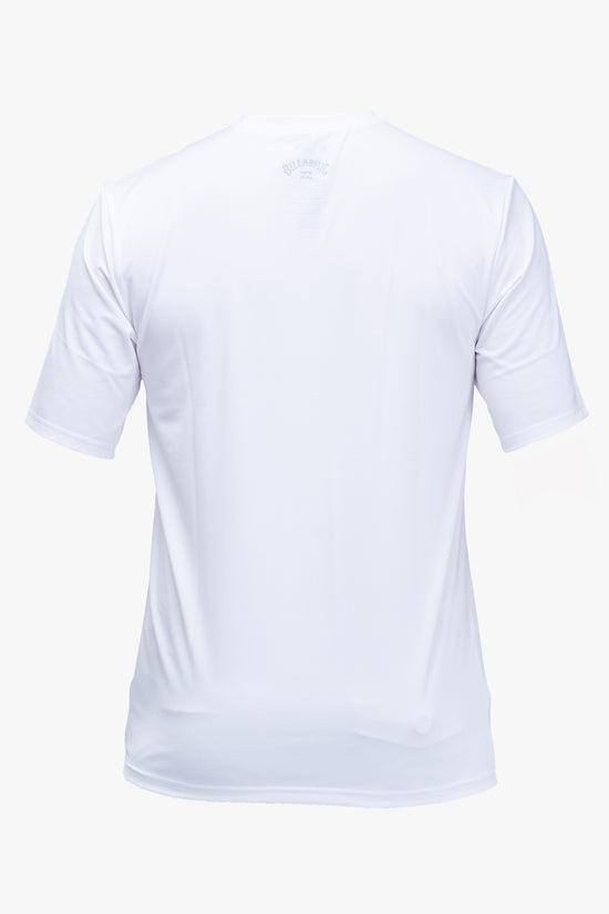 T-Shirt Manche Courte Billabong de couleur Blanc