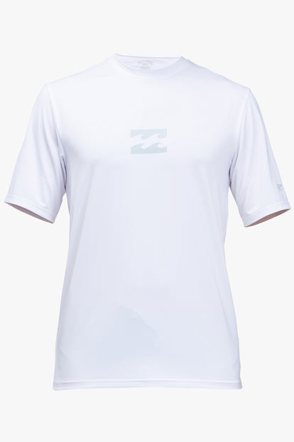 T-Shirt Manche Courte Billabong de couleur Blanc