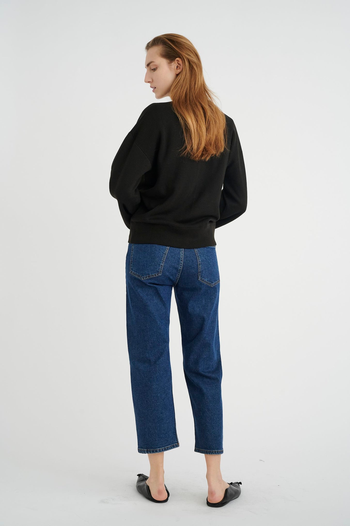 Jeans Droite Katelin Inwear de couleur Bleu