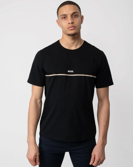 T-Shirt Hugo Boss de couleur Noir