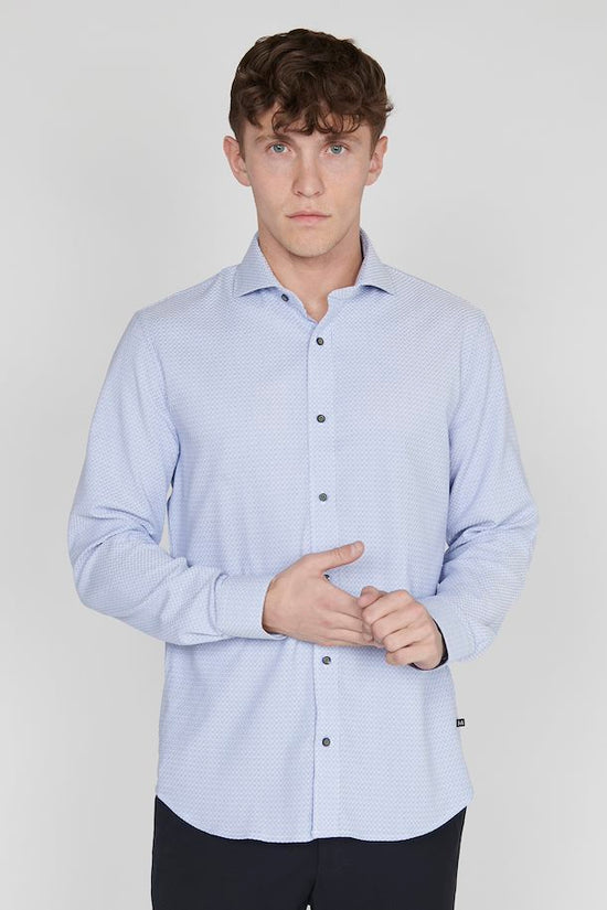 Chemise Matinique de couleur Bleu