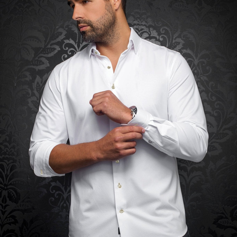 
                  
                    Chemise | ALEXANDER - SLD, white stone - AU NOIR
                  
                