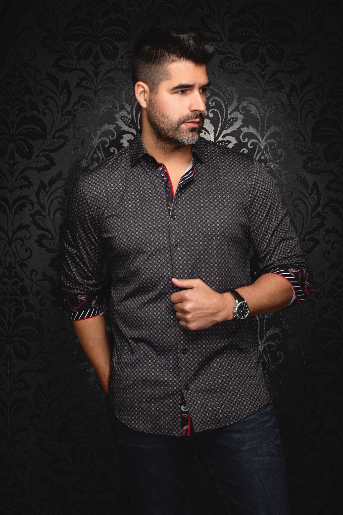 CHEMISE | GENESIS, Black Gold - AU NOIR