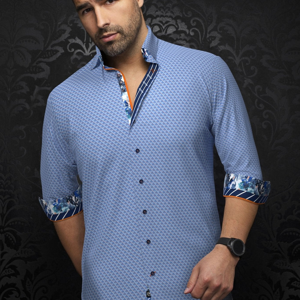 CHEMISE | KADEN, Light Blue - AU NOIR