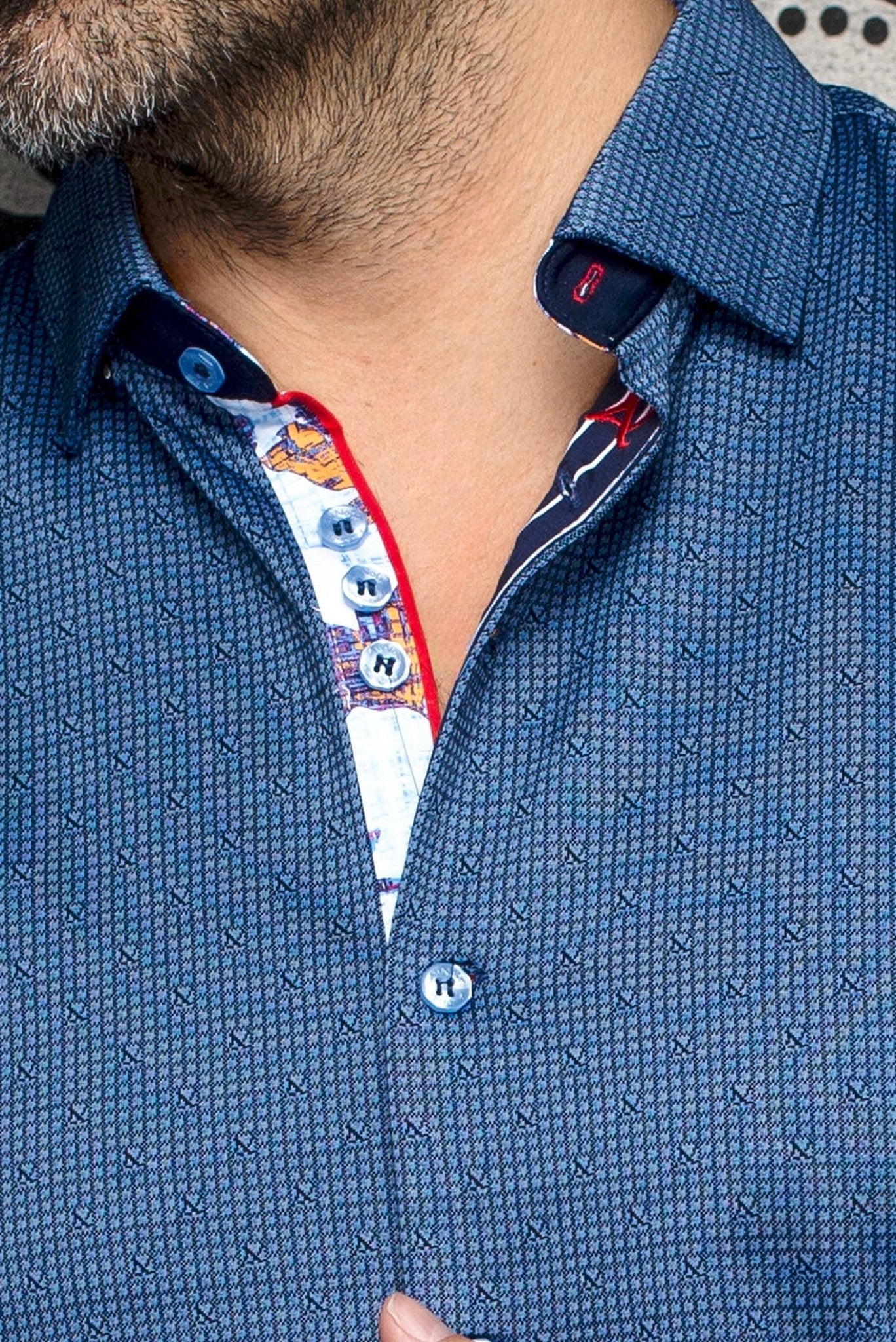 CHEMISE | PALMA, Navy - AU NOIR