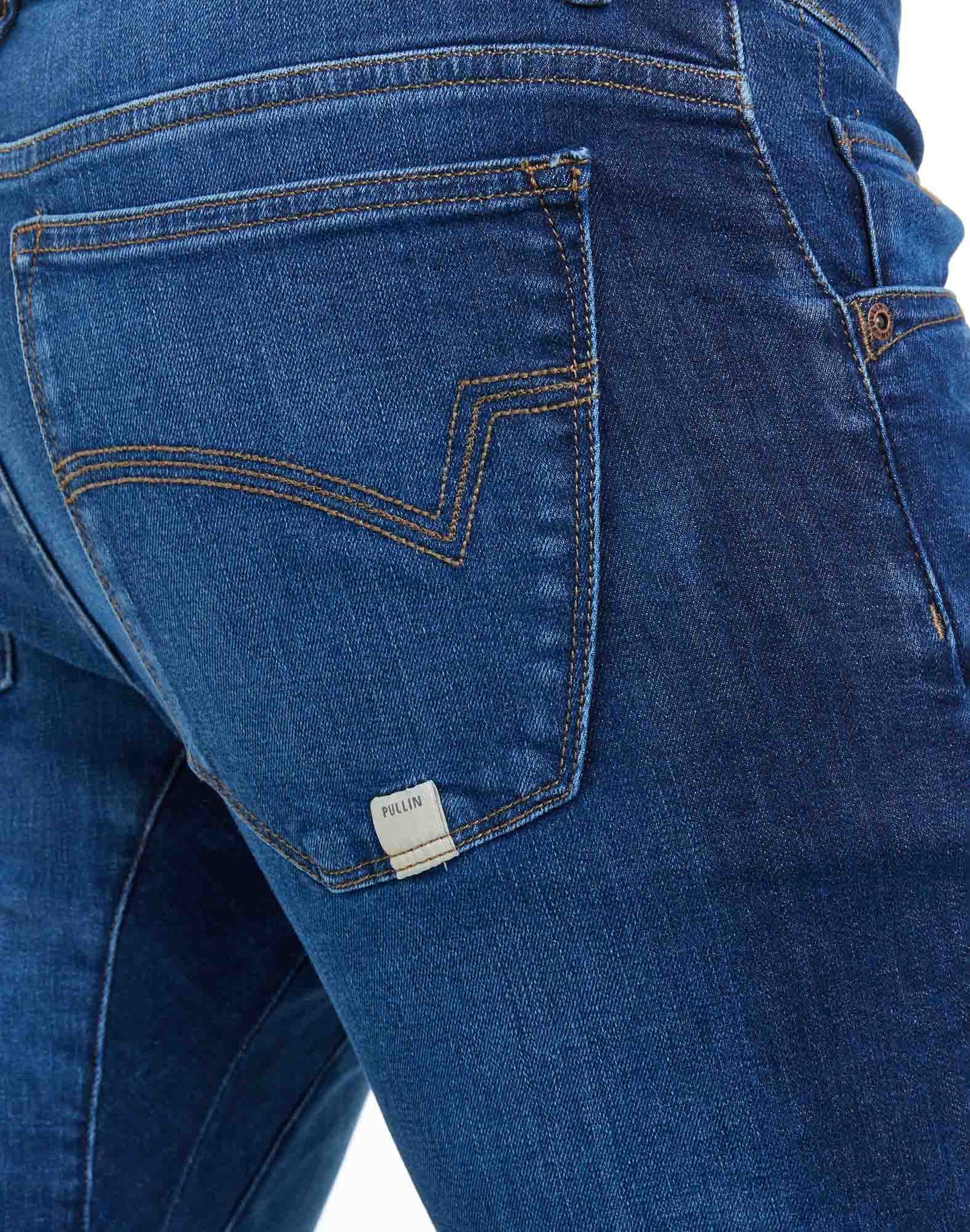 Load image into Gallery viewer, Jeans Pullin de couleur Denim
