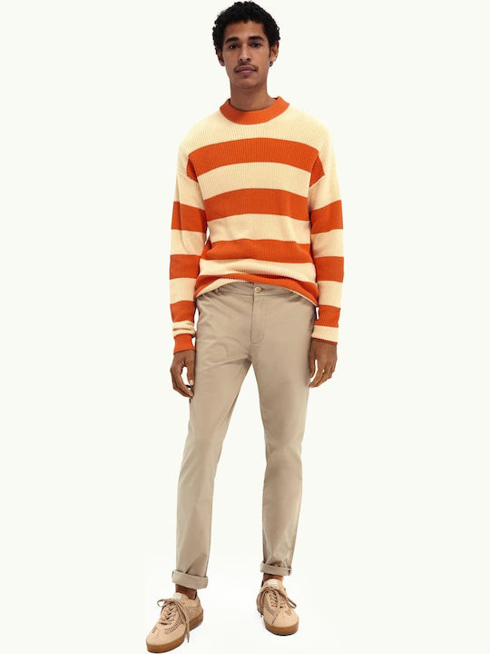 Short En Lin Scotch&Soda de couleur Sable