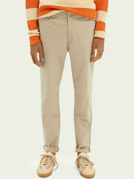 Short En Lin Scotch&Soda de couleur Sable