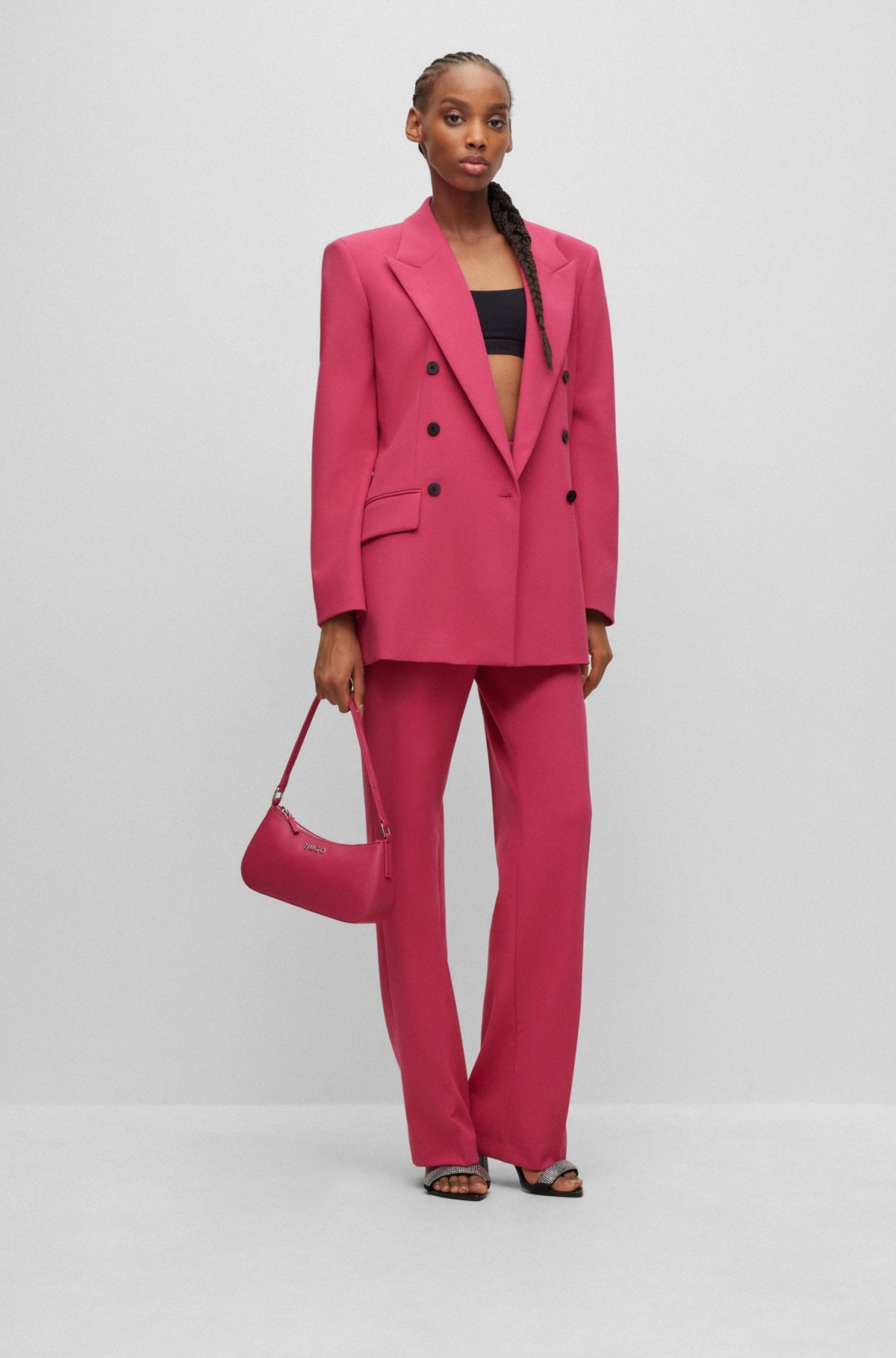Pantalon Hugo Boss de couleur Rose