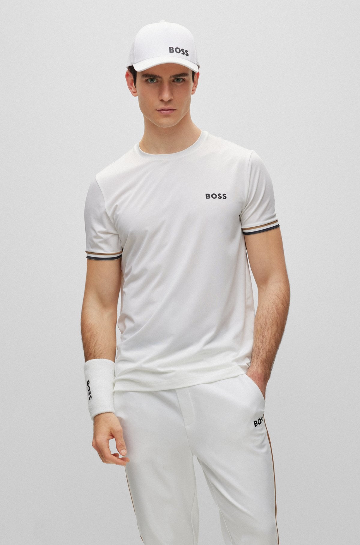 Charger l&amp;#39;image dans la galerie, T-Shirt Hugo Boss de couleur Blanc
