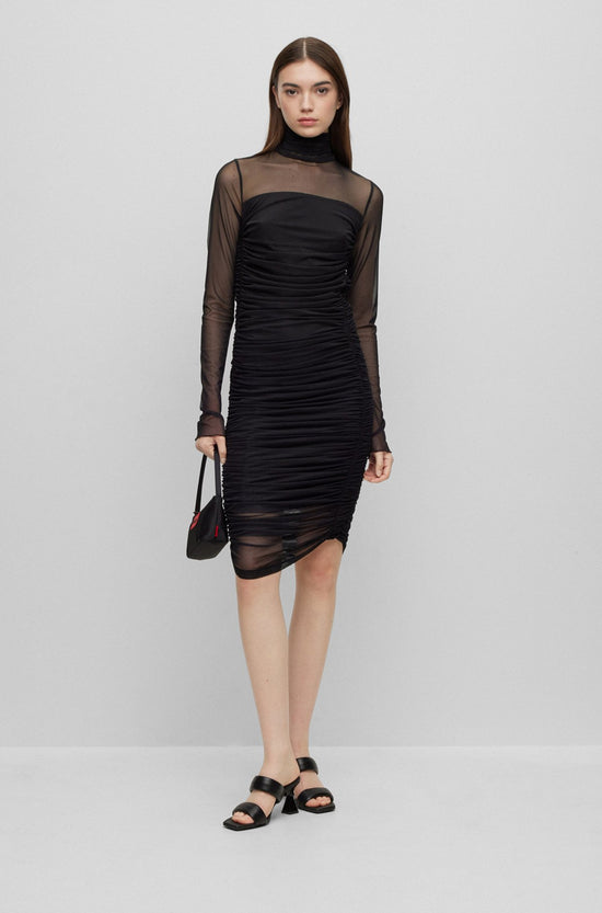 Robe Hugo Boss de couleur Noir