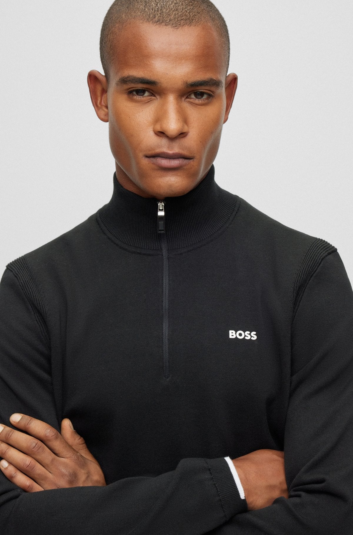 Chandail Hugo Boss de couleur Noir