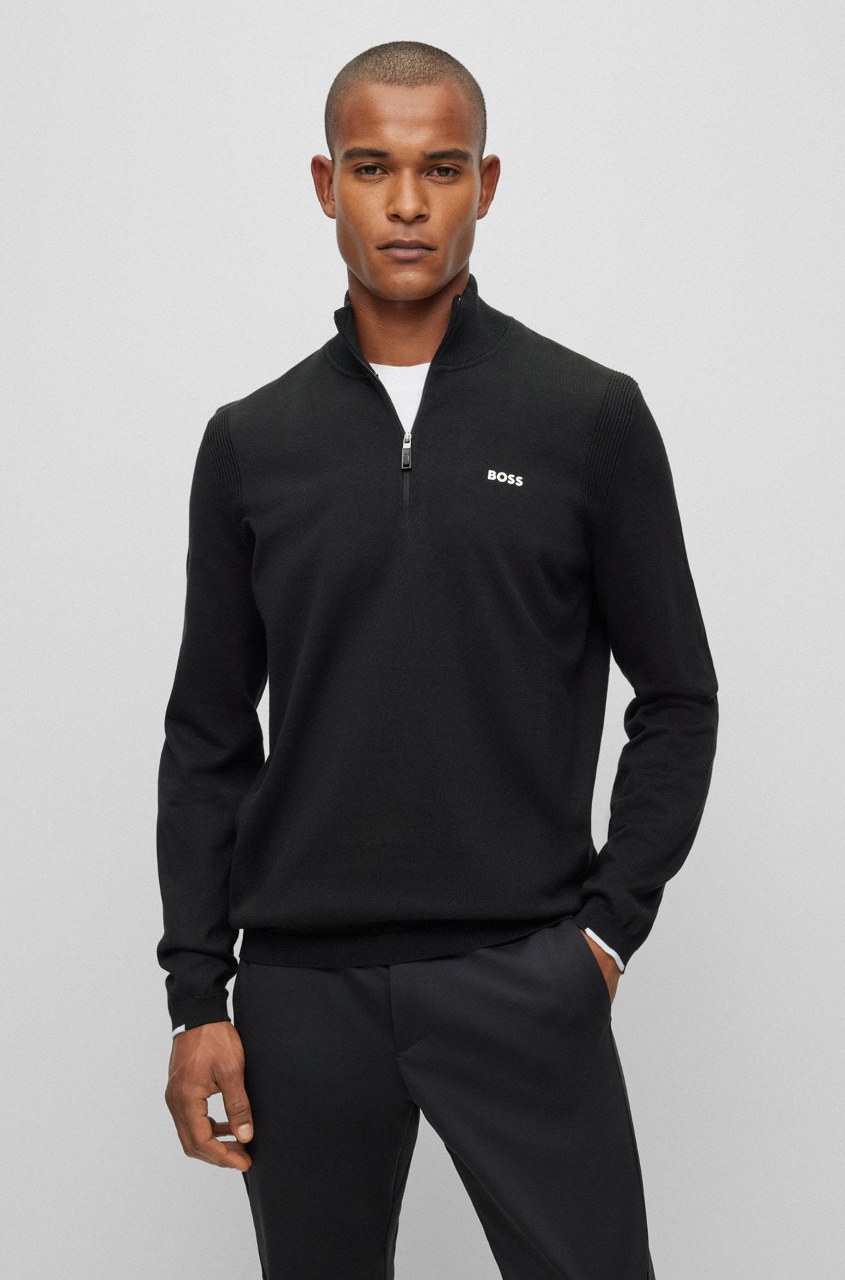 Chandail Hugo Boss de couleur Noir