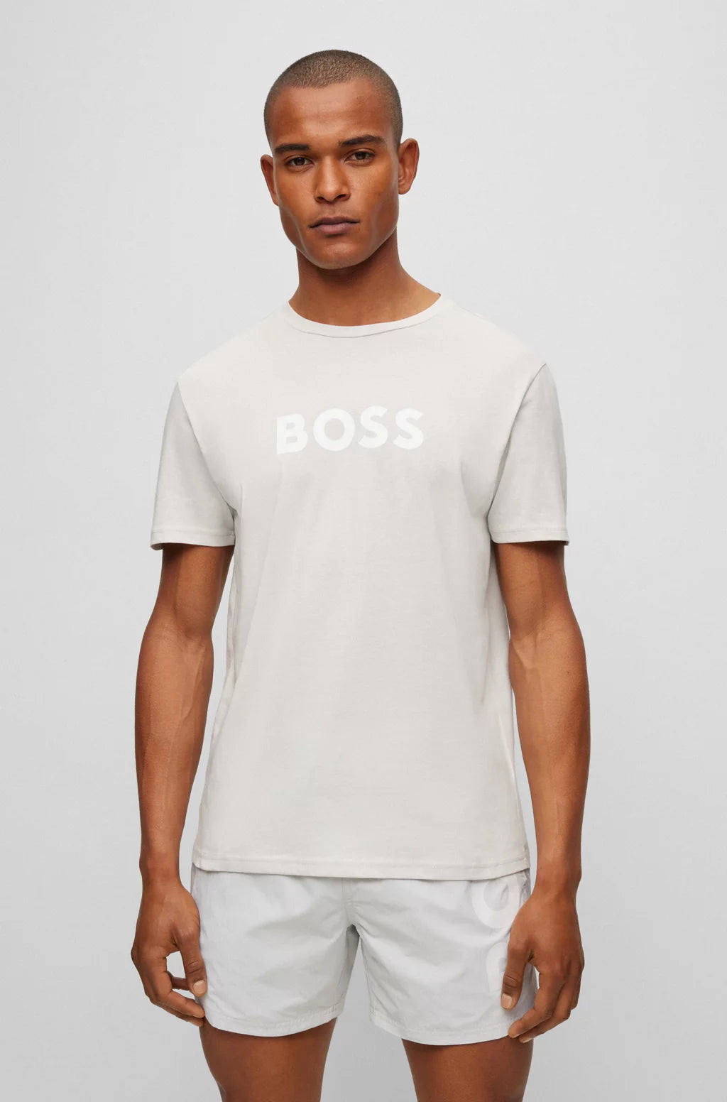T-Shirt Hugo Boss de couleur Gris