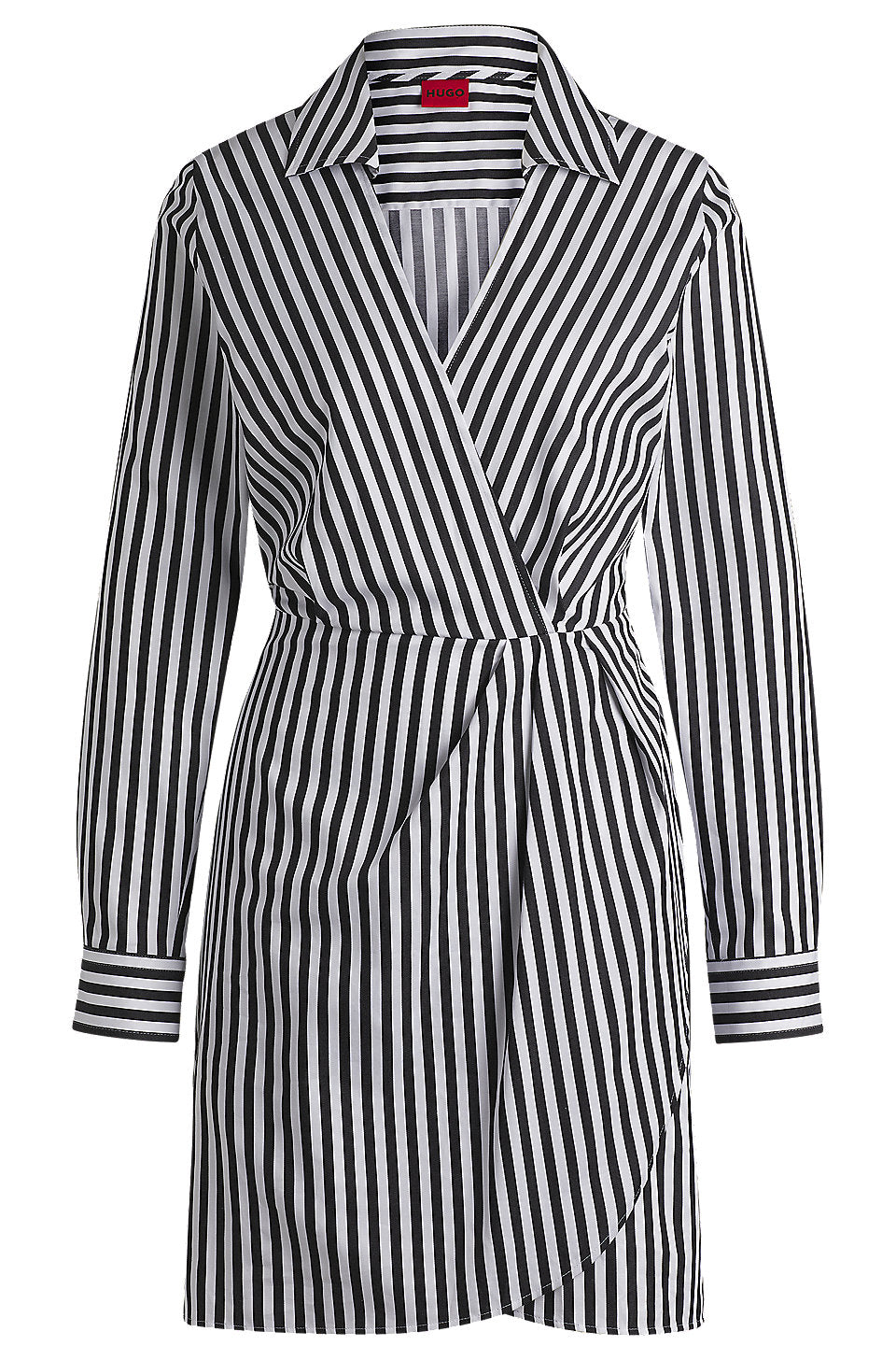 Robe Hugo de couleur Noir Blanc – Boutique Option