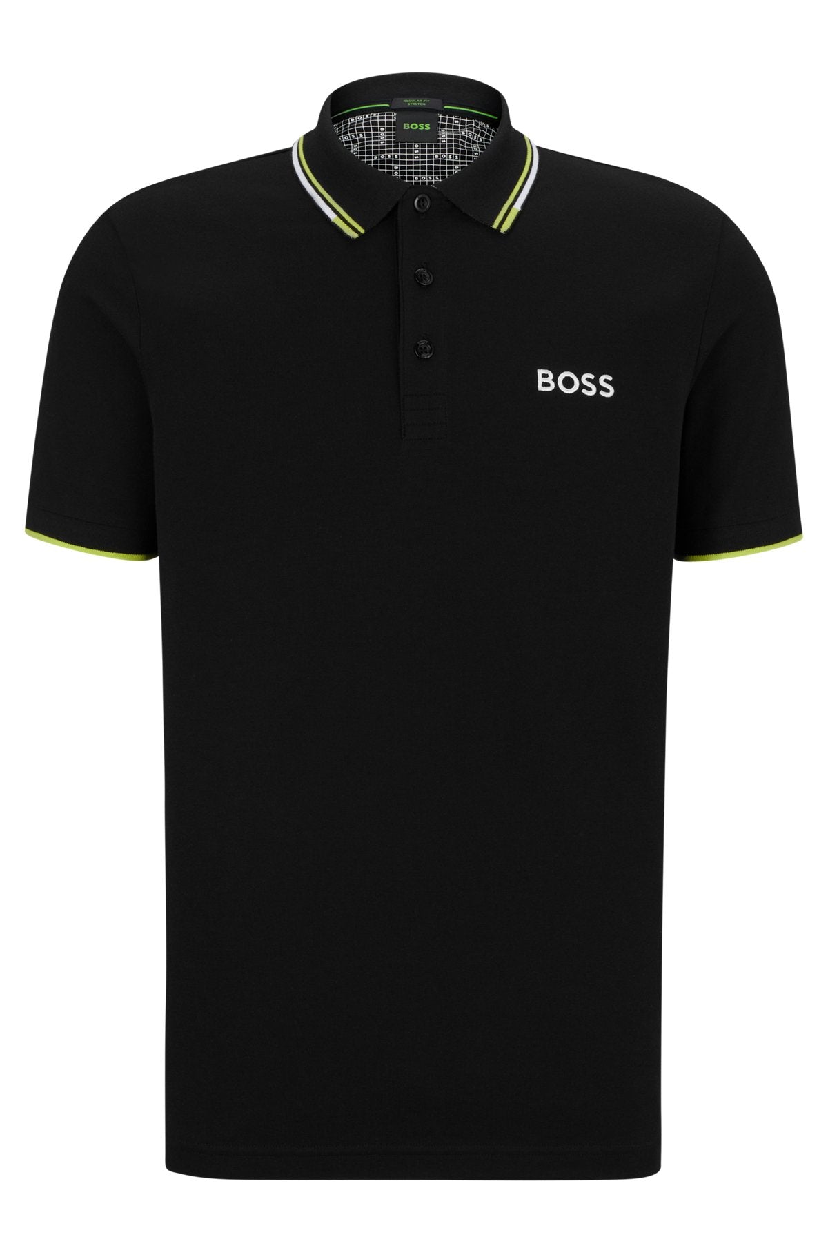 Polo Hugo Boss de couleur Noir