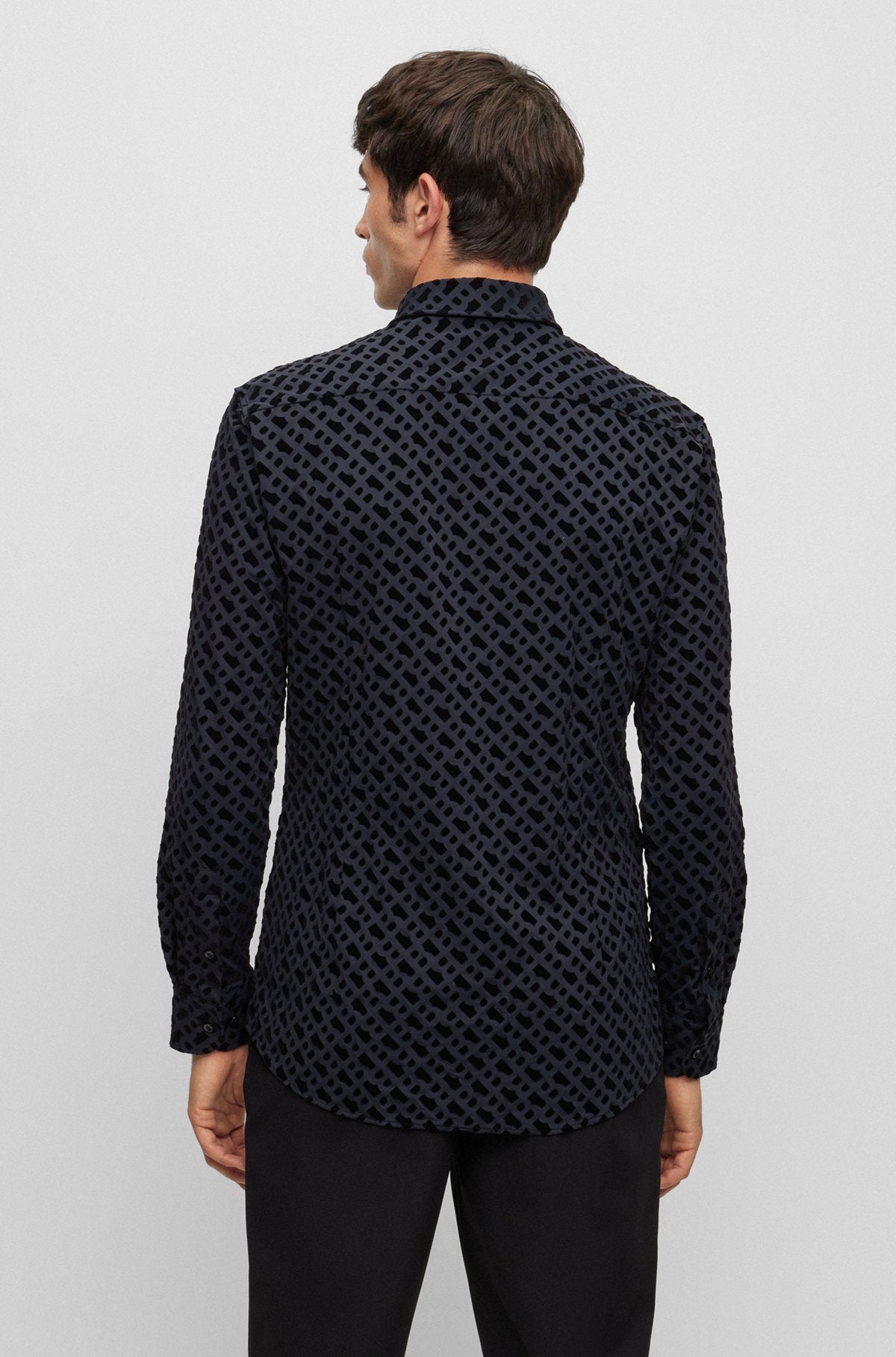 Chemise Hugo Boss de couleur Noir