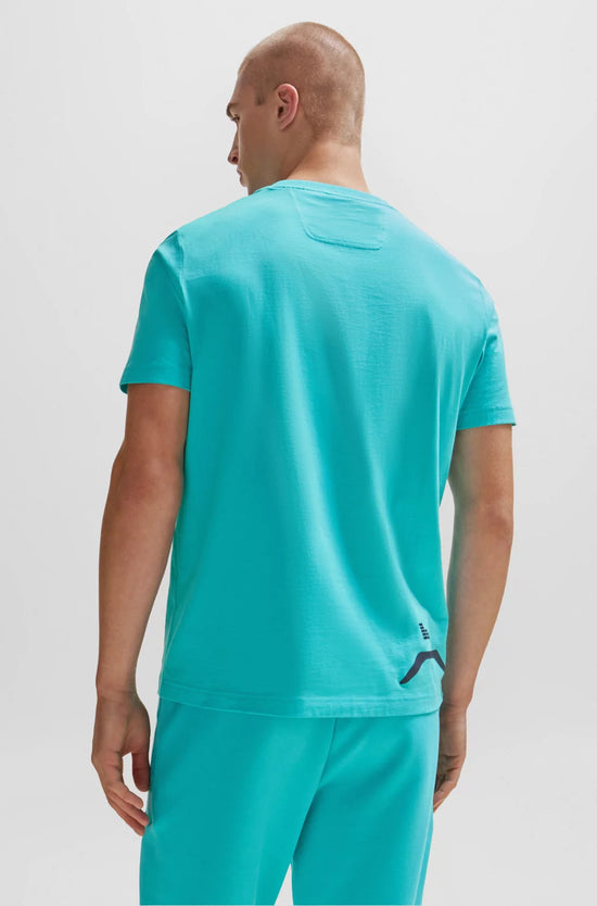 T-Shirt Hugo Boss de couleur Turquoise