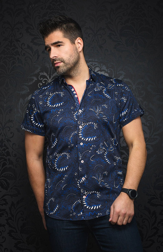 Manches Courtes | ESPINOZA, Navy - AU NOIR