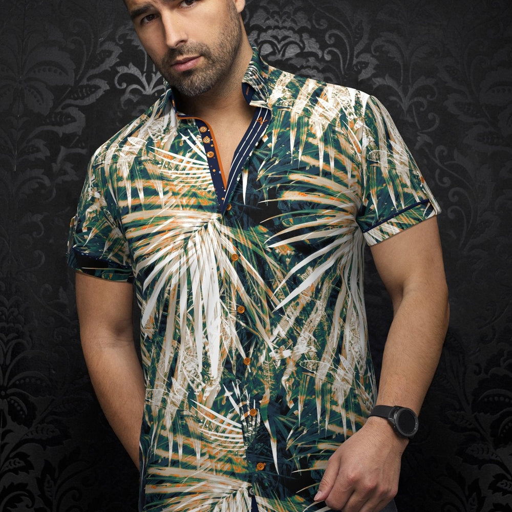 MANCHES COURTES EXTENSIBLE | CAMERON, Navy Stone - AU NOIR