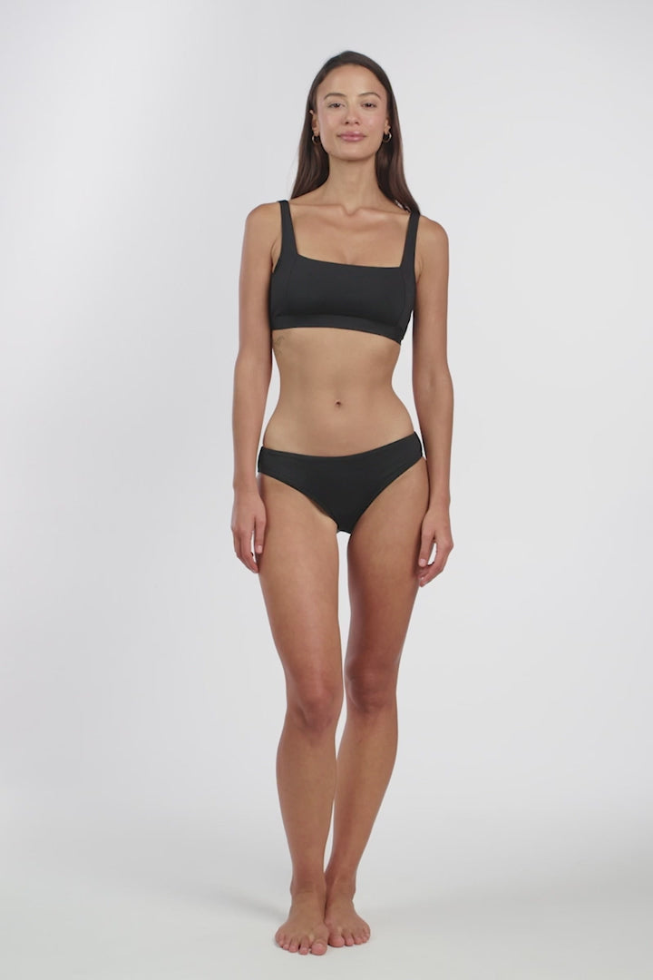 Bas De Maillot Sea Level de couleur Noir