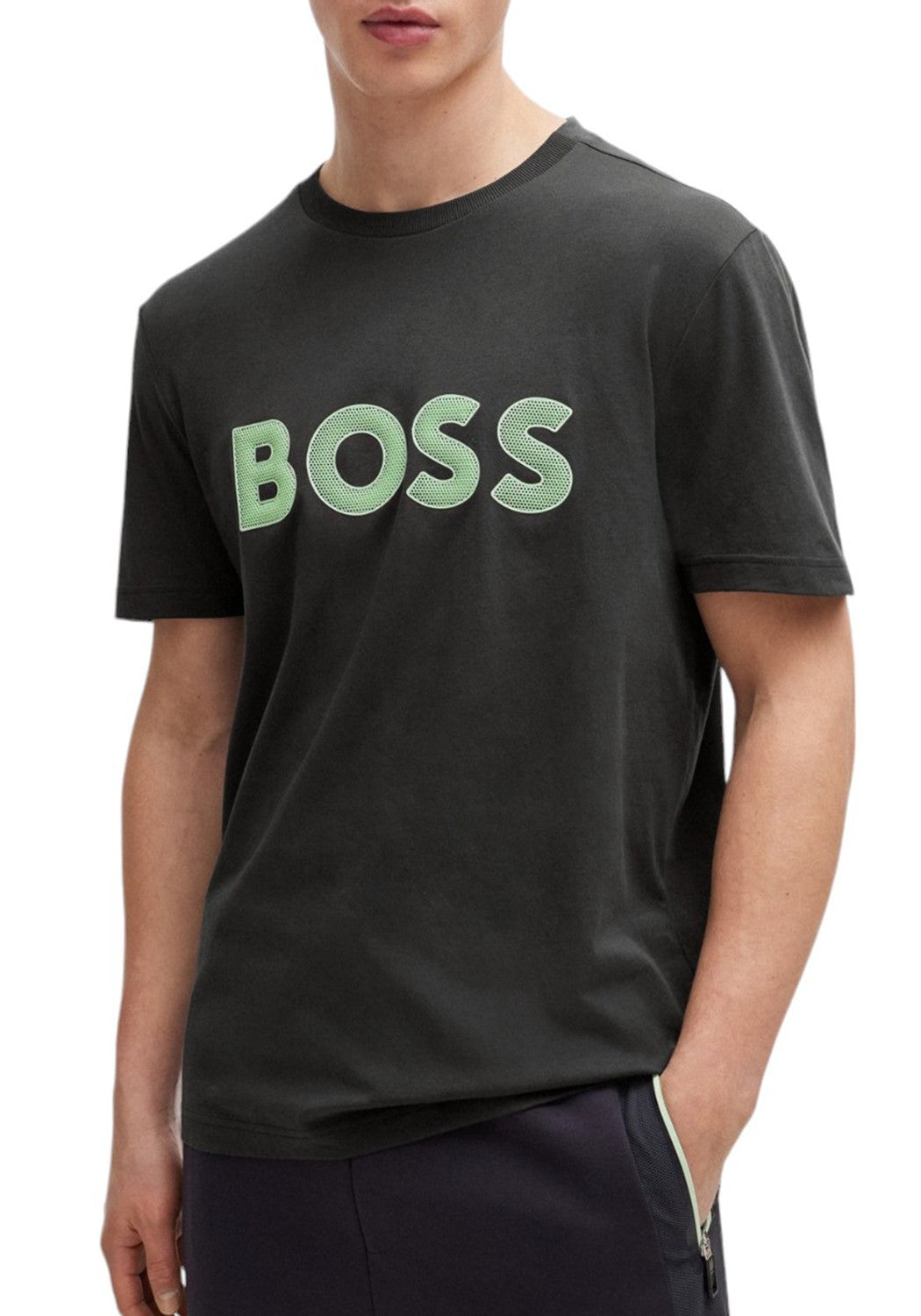 T-Shirt Hugo Boss de couleur Charbon