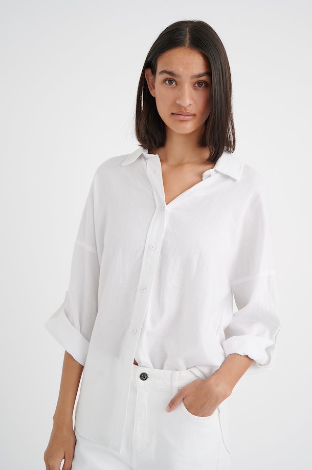 Blouse Inwear de couleur Blanc