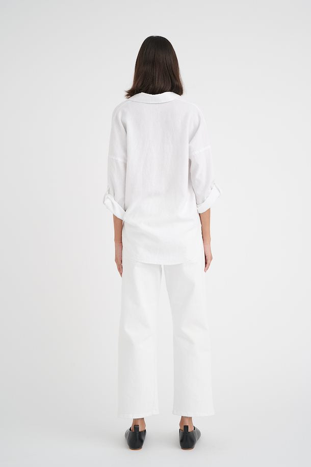 Blouse Inwear de couleur Blanc