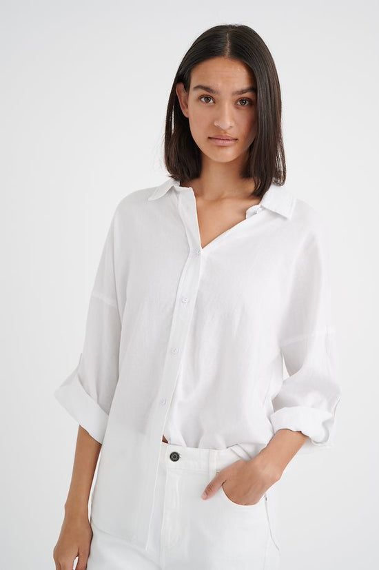 Blouse Inwear de couleur Blanc