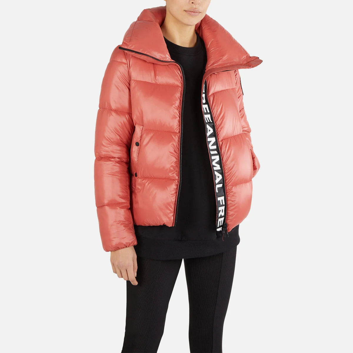 Manteau Isla Save The Duck de couleur Rose