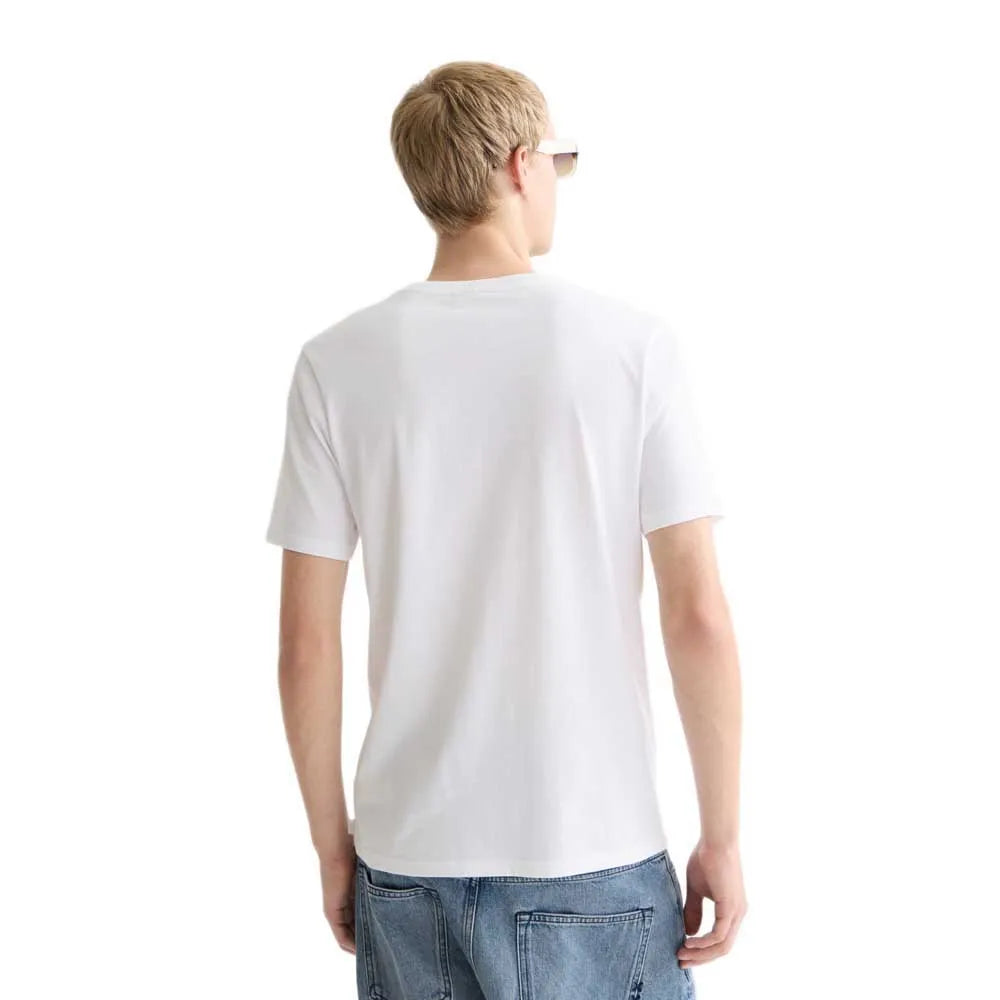 T-Shirt Scotch&Soda de couleur Blanc (SCOT-183121-101) – Boutique Option