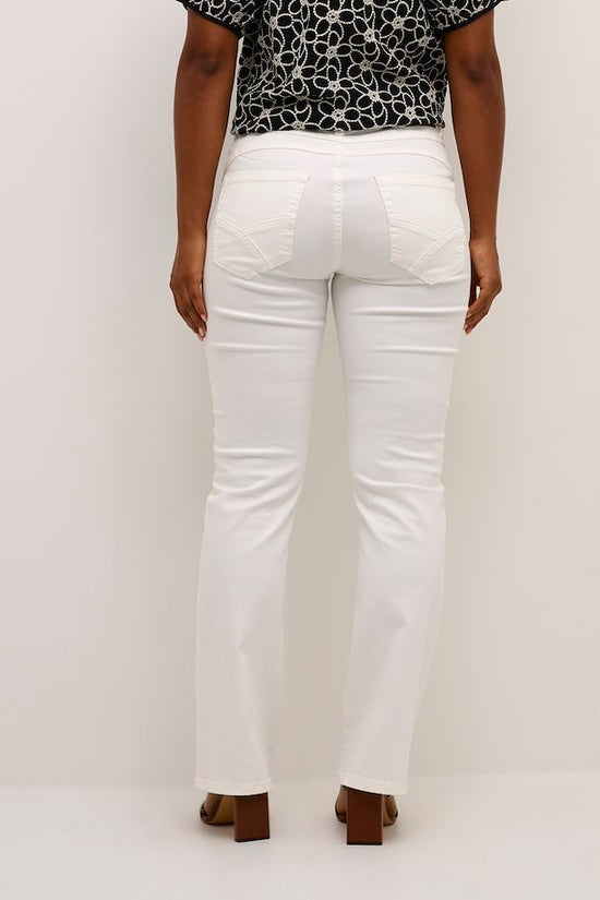 Pantalon Cream de couleur Blanc