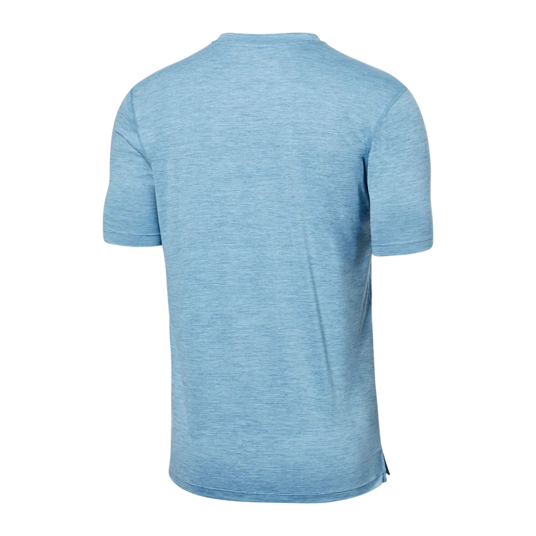 T-Shirt Uv Saxx de couleur Aqua