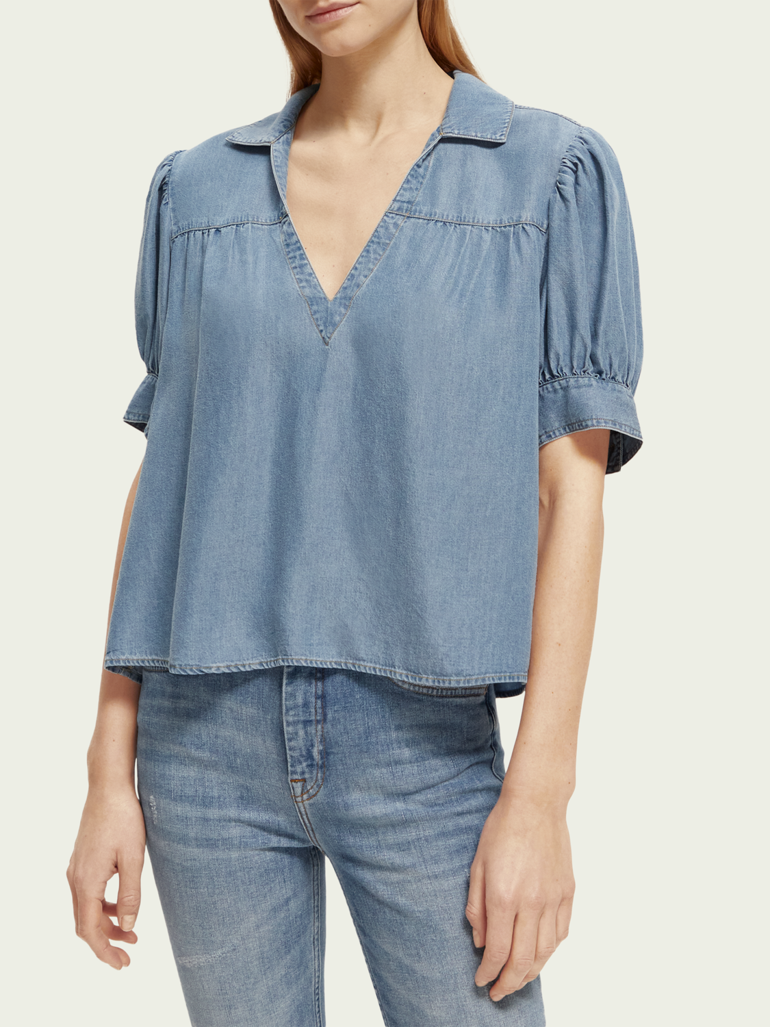 Haut Scotch&Soda de couleur Bleach